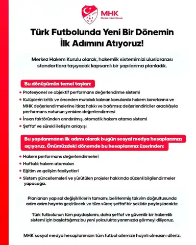 MHK Sosyal Medya'da! Şeffaflık Adımı